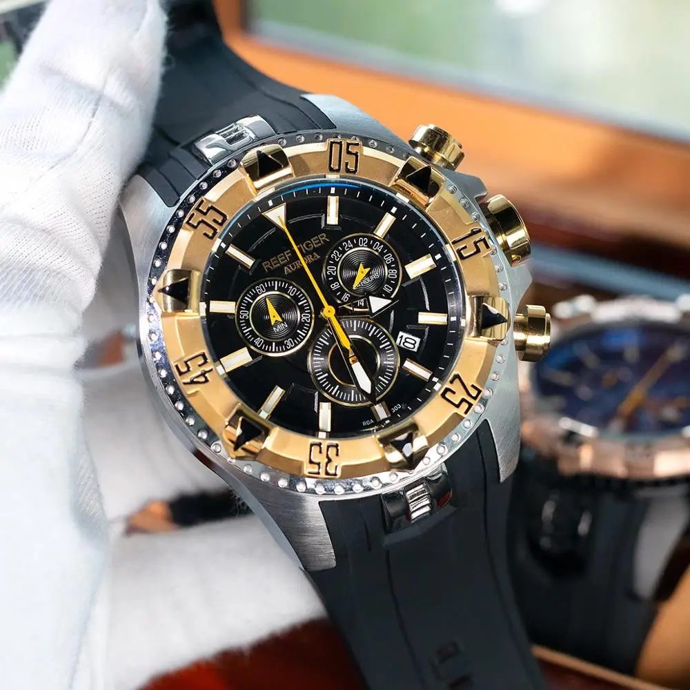 Reef Tiger Aurora Hercules Chrono Watch