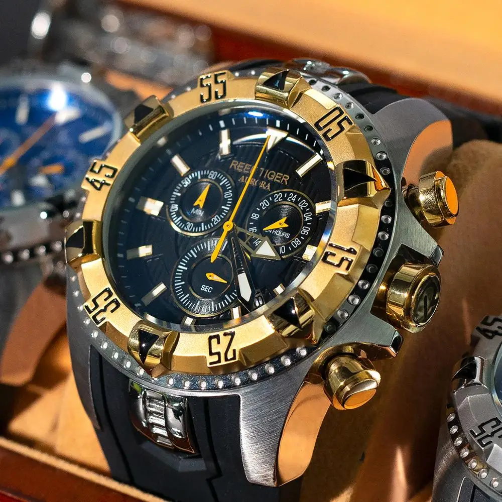 Reef Tiger Aurora Hercules Chrono Watch