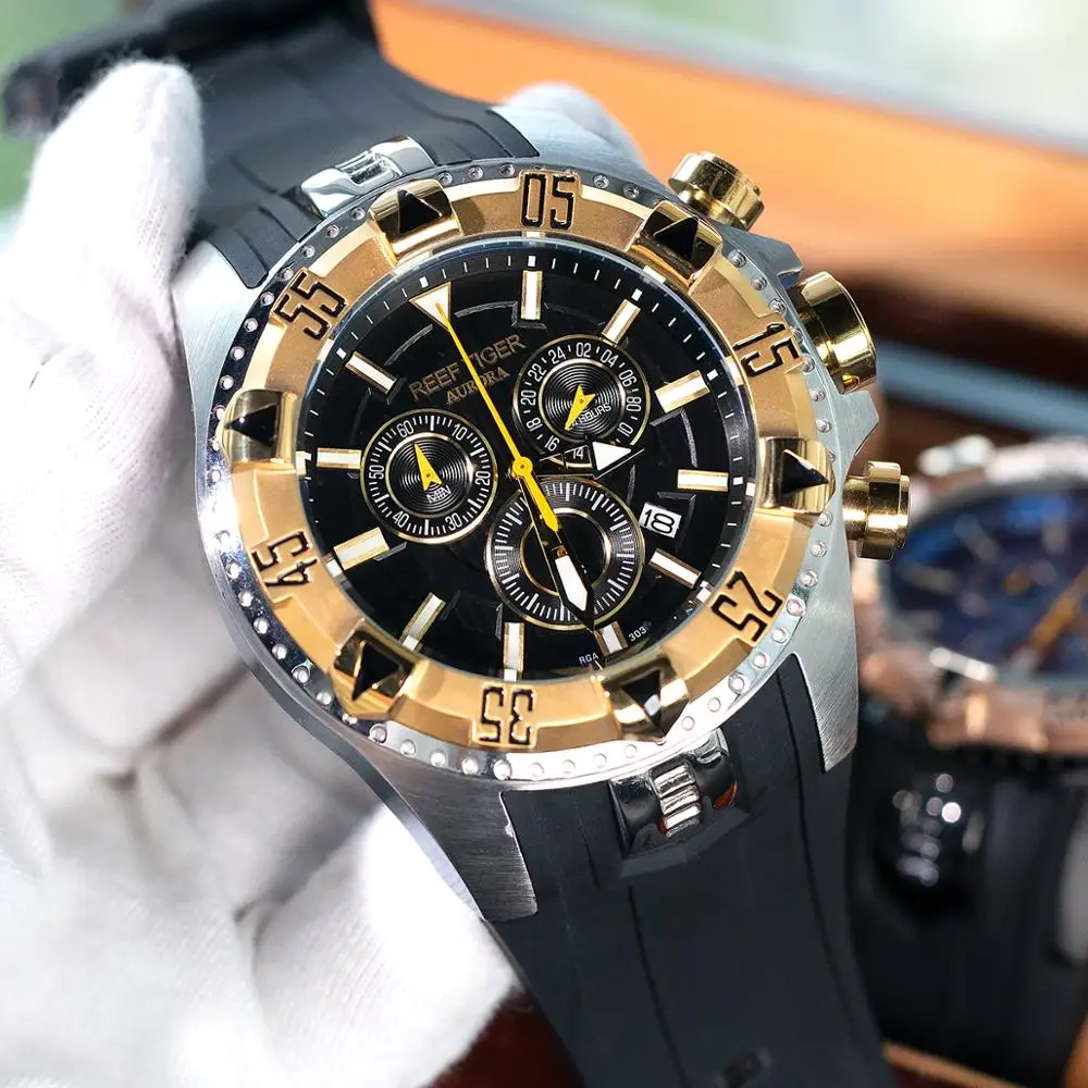 Reef Tiger Aurora Hercules Chrono Watch