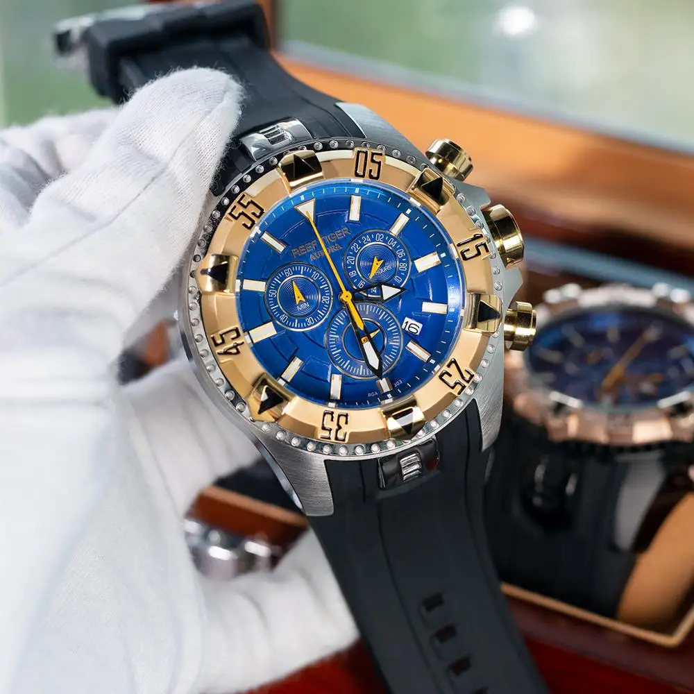Reef Tiger Aurora Hercules Chrono Watch