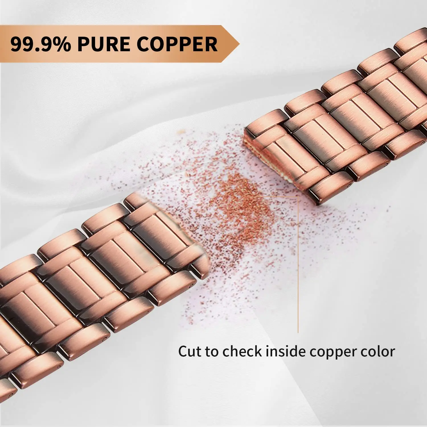 3X Strength Copper Magnetic Bracelet for Men