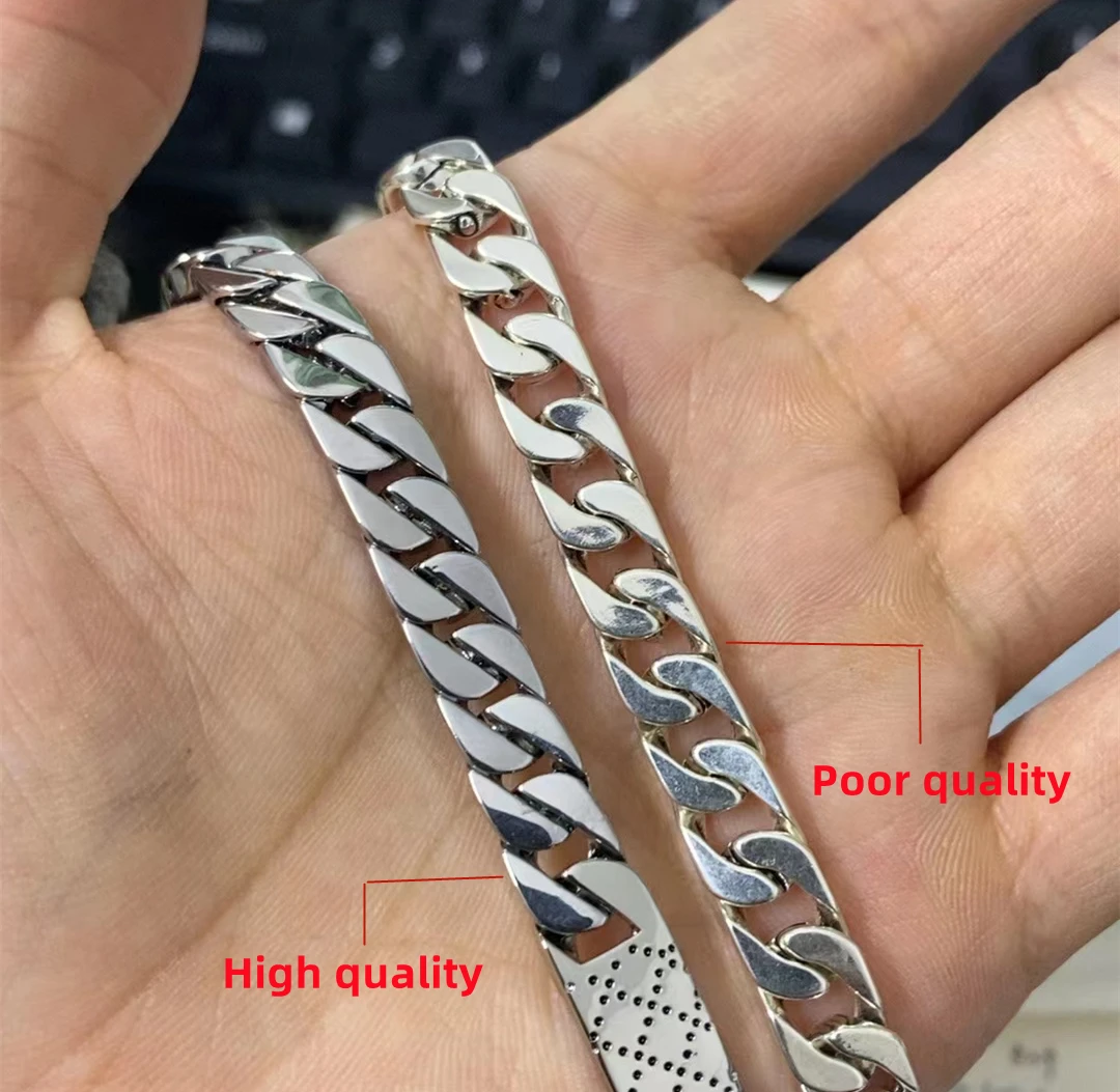 S925 Sterling Silver Retro Mens Bracelet