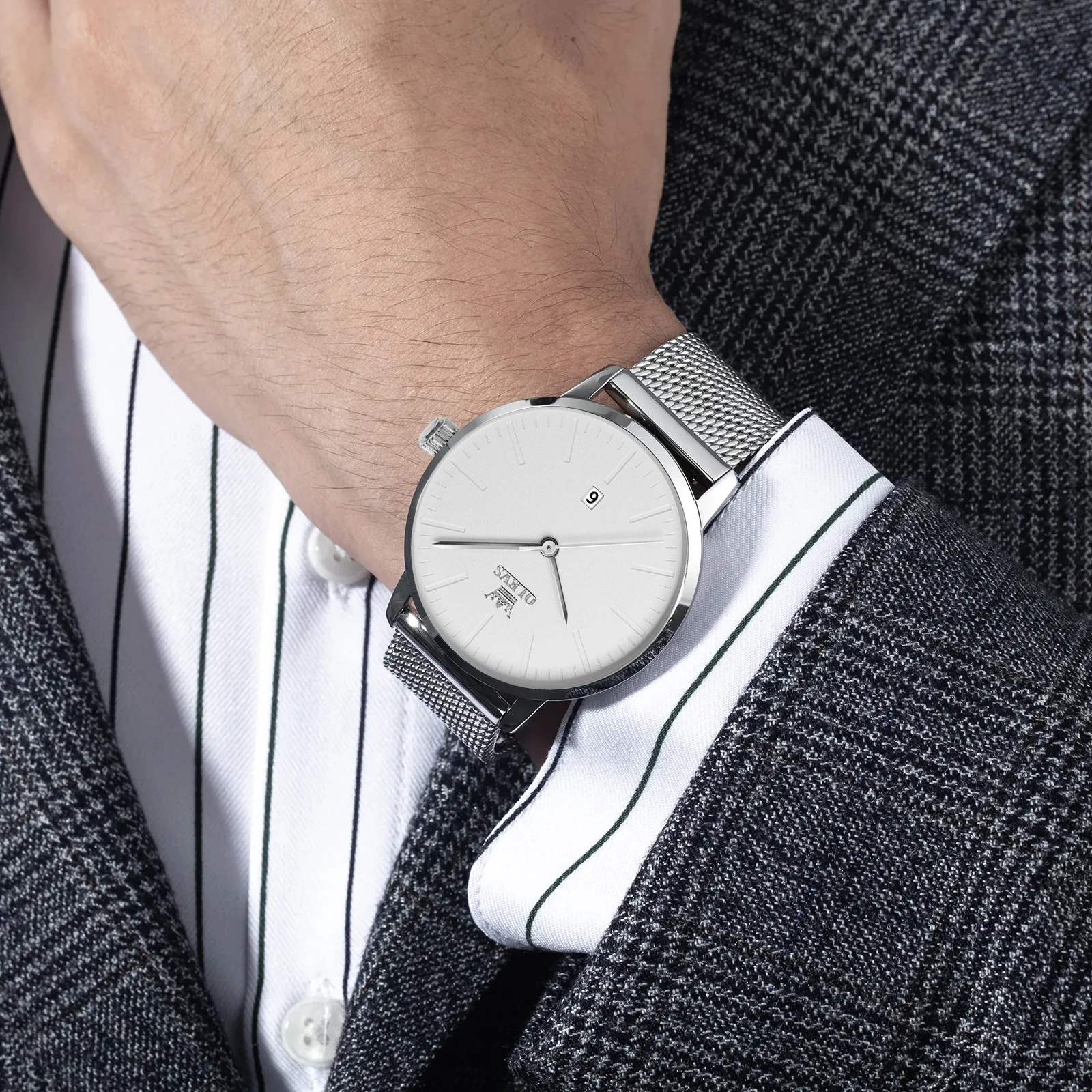 OLEVS Ultra-Thin Quartz Watch for Men