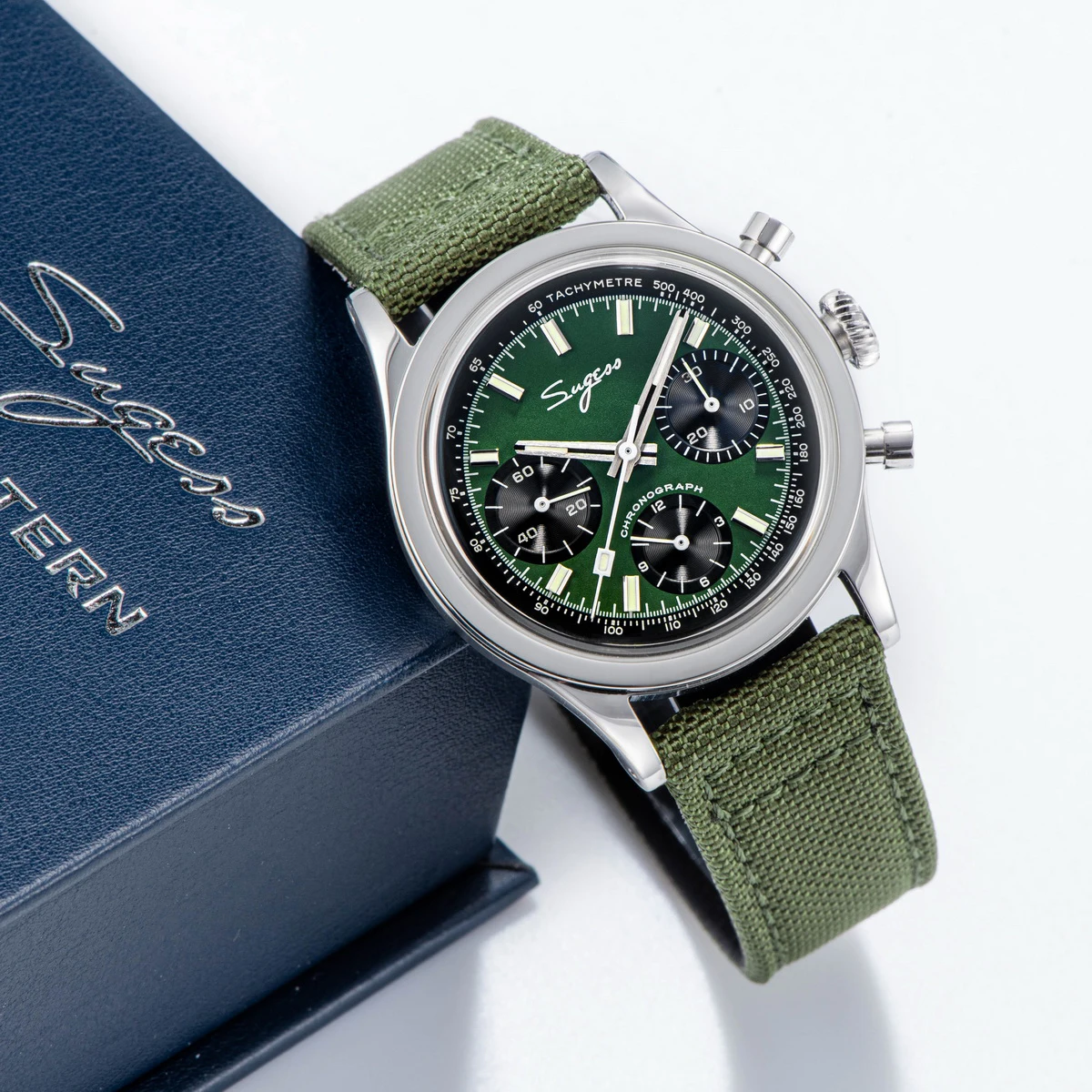 Sugess 38mm Men's Chronograph Watch