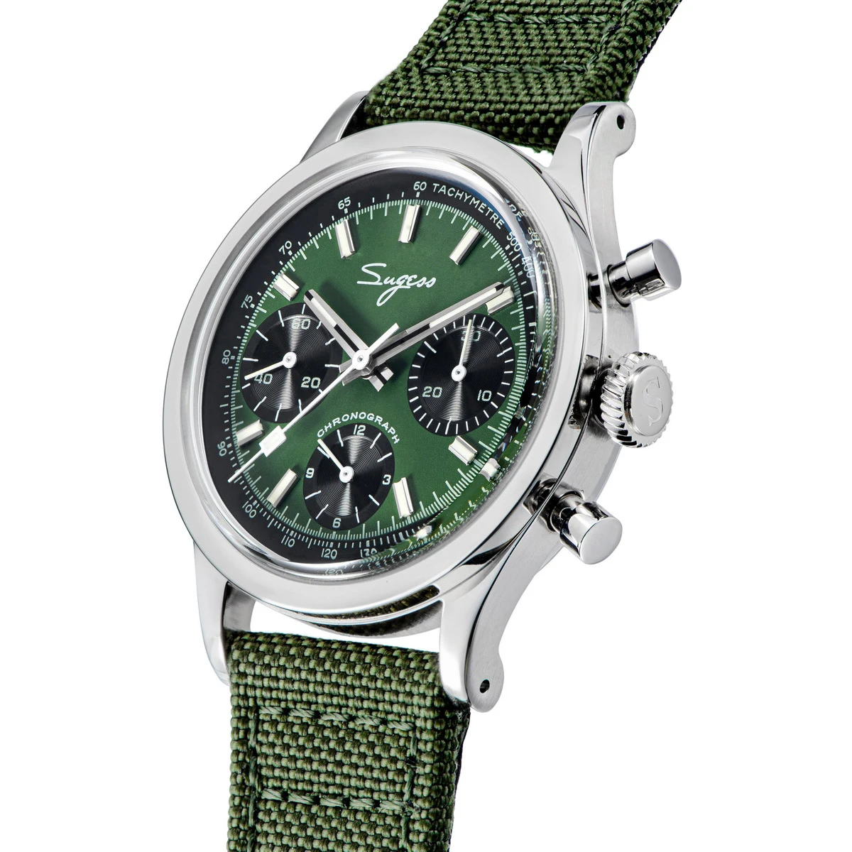 Sugess 38mm Men's Chronograph Watch