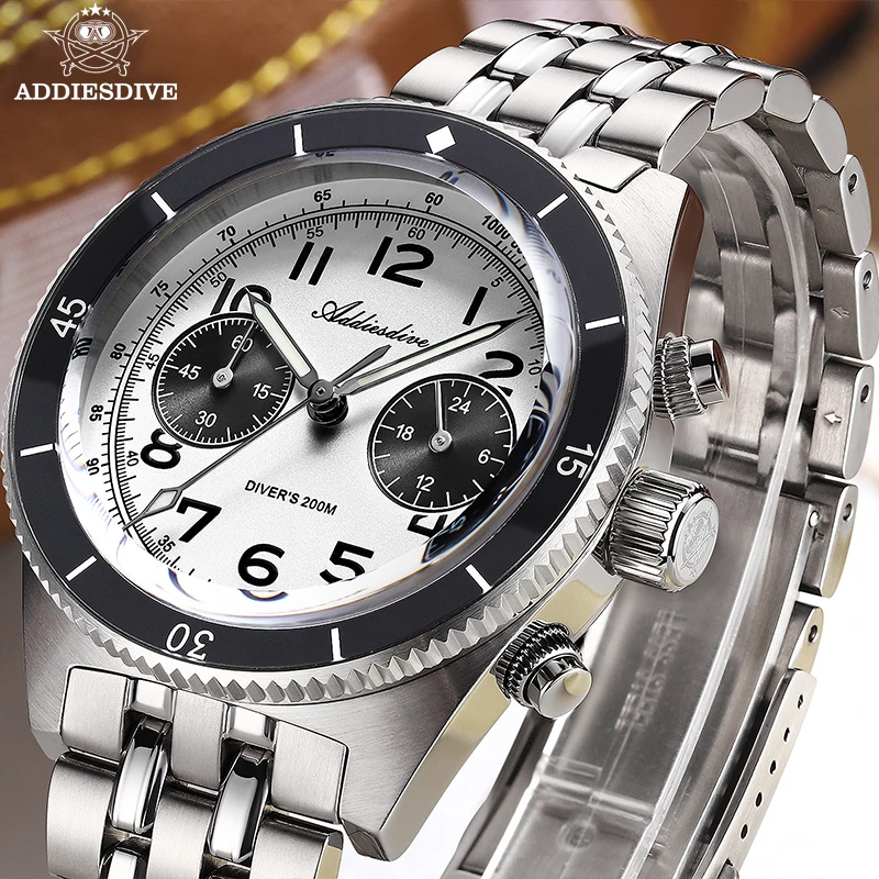 Addiesdive AD2034 Mens Chronograph Watch