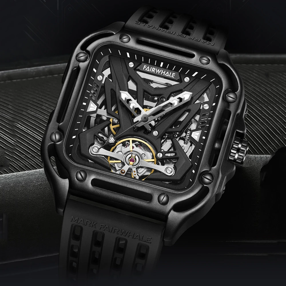 FAIRWHALE FW-6530 Skeleton Tourbillon Watch