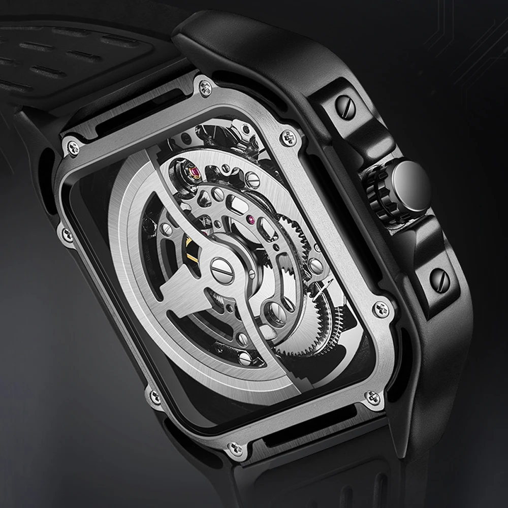 FAIRWHALE FW-6530 Skeleton Tourbillon Watch