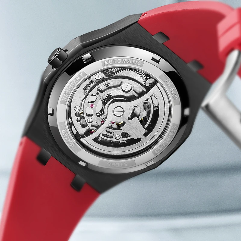 FAIRWHALE FW-6400 Skeleton Mechanical Watch