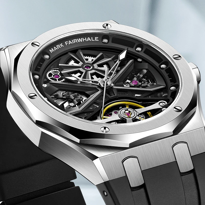 FAIRWHALE FW-6400 Skeleton Mechanical Watch