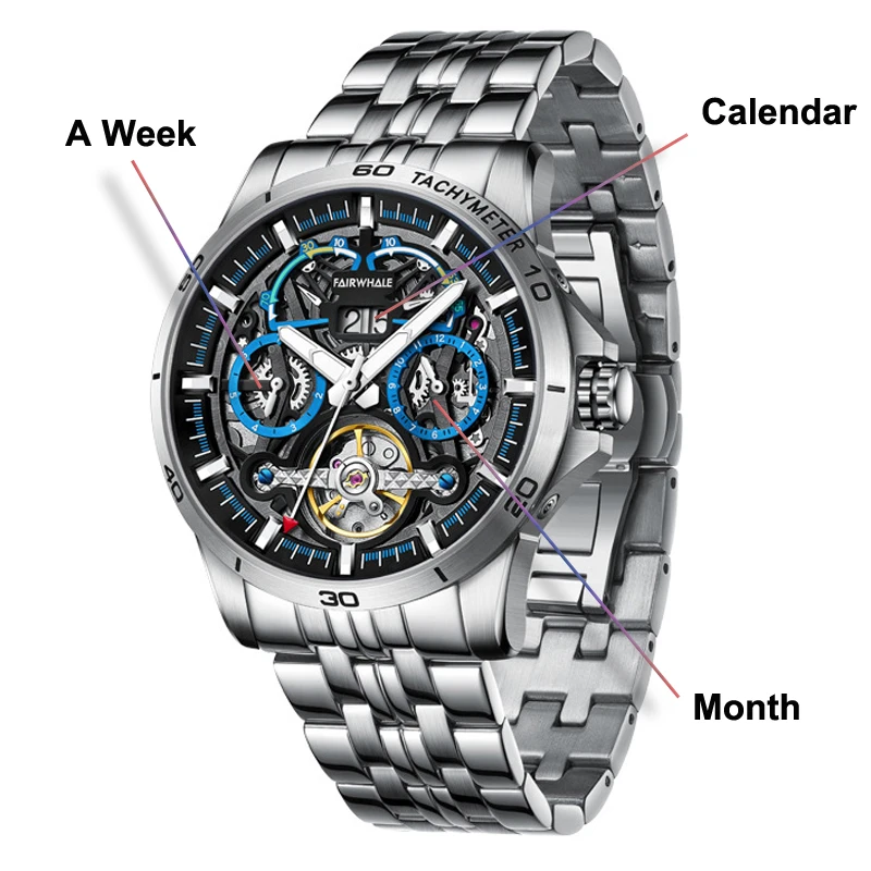 FAIRWHALE FW-6140 Automatic Mens Watch