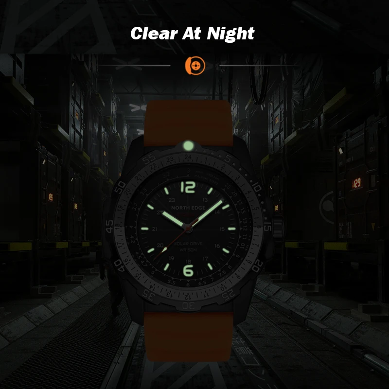 NORTH EDGE EVOQUE 2 Solar-Powered Digital Military Watch