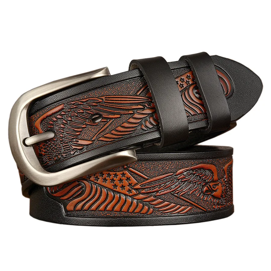 Casual Pin Buckle Mens Leather Belts
