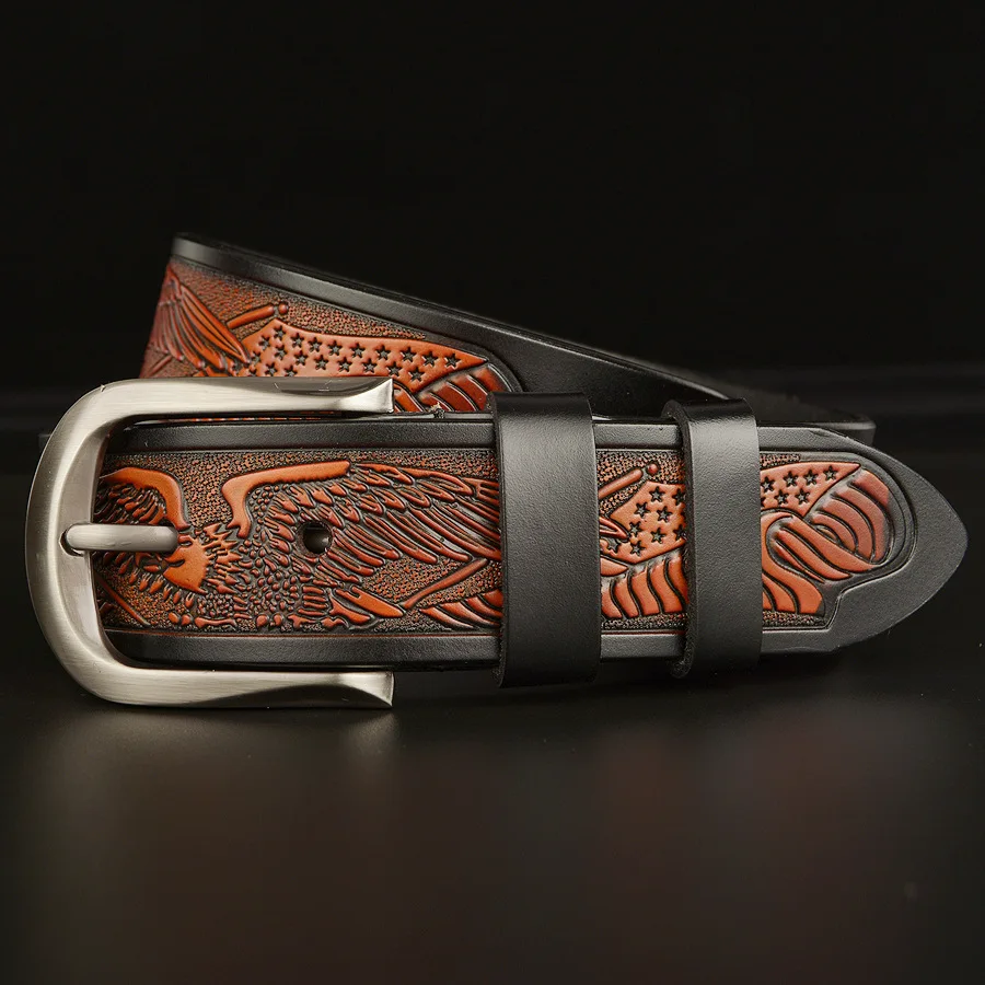 Casual Pin Buckle Mens Leather Belts