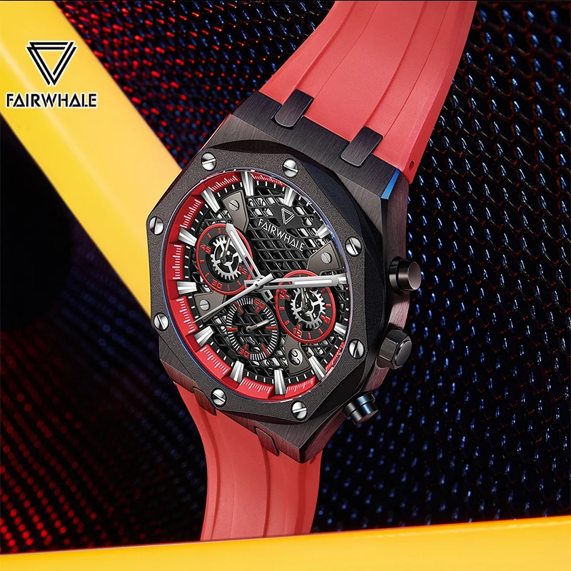 FAIRWHALE 5660 Chronograph Sport Watch