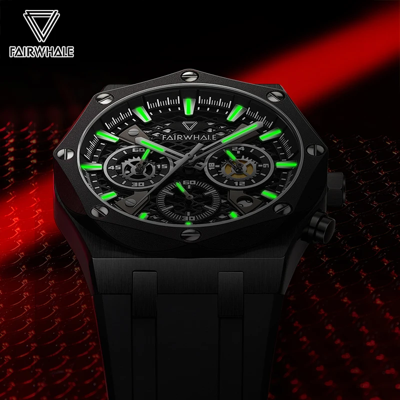FAIRWHALE 5660 Chronograph Sport Watch