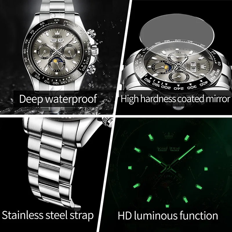 OLEVS Automatic Watch 6654