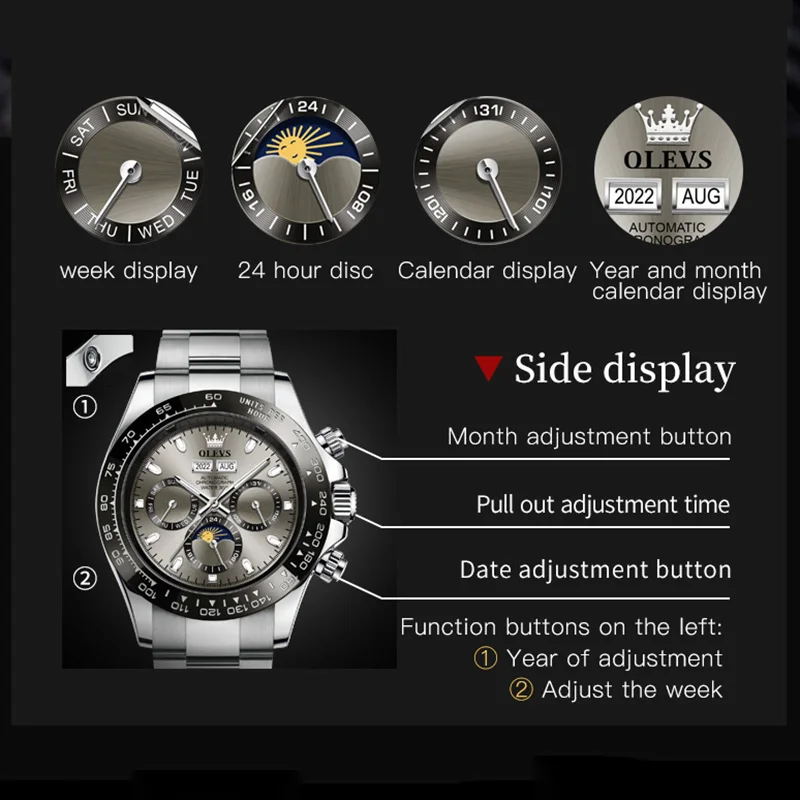 OLEVS Automatic Watch 6654