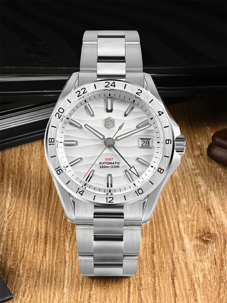 San Martin SN0129 Desert GMT Watches