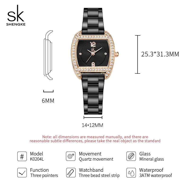 Womens Quartz Watch with Stainless Steel Bracelet