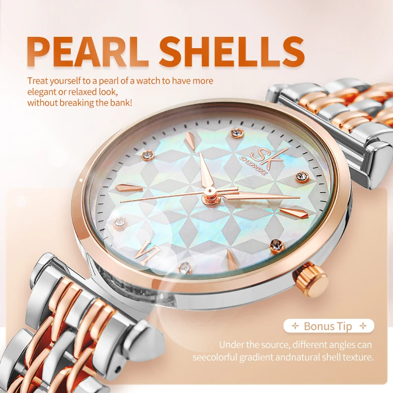 Luxury Bracelet Womens Rose Gold Watch