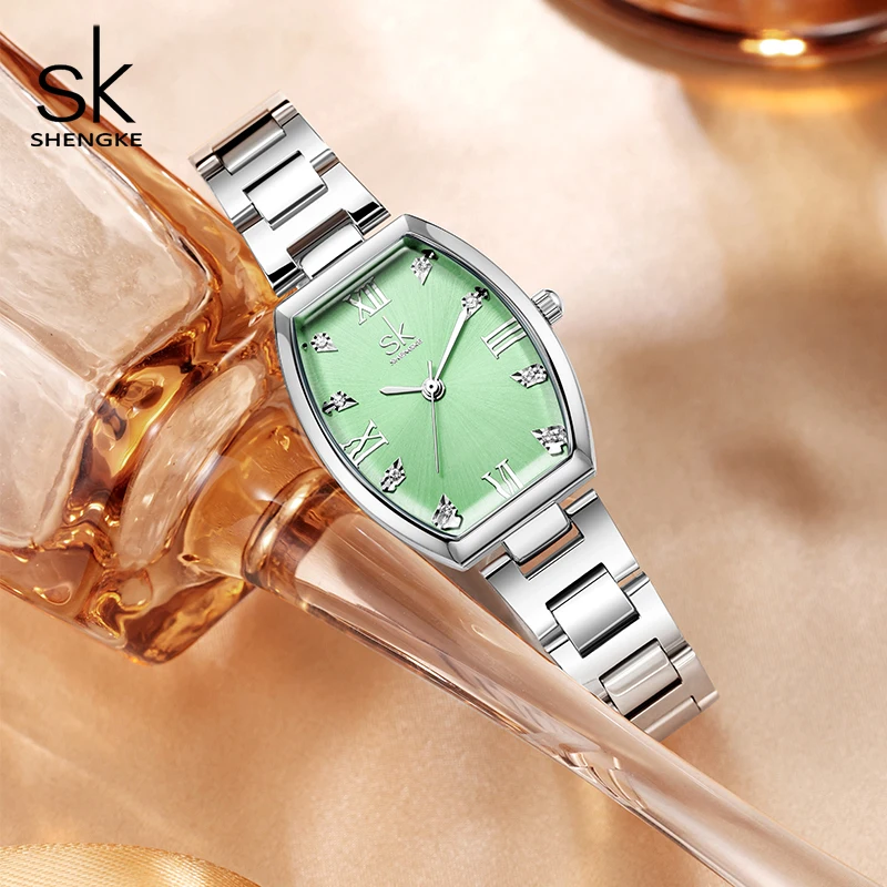 Shengke Elegant Womens Quartz Wristwatch