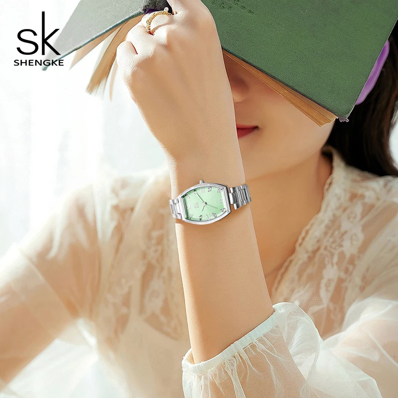 Shengke Elegant Womens Quartz Wristwatch