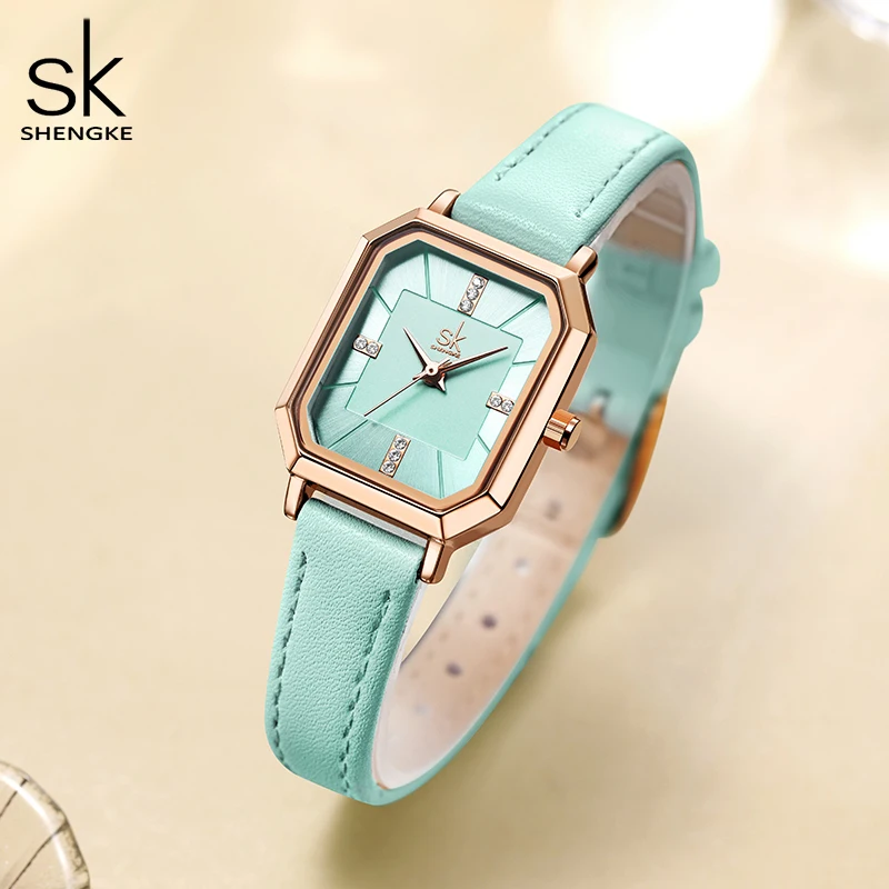 Shengke Elegant Diamond Women's Quartz Watch