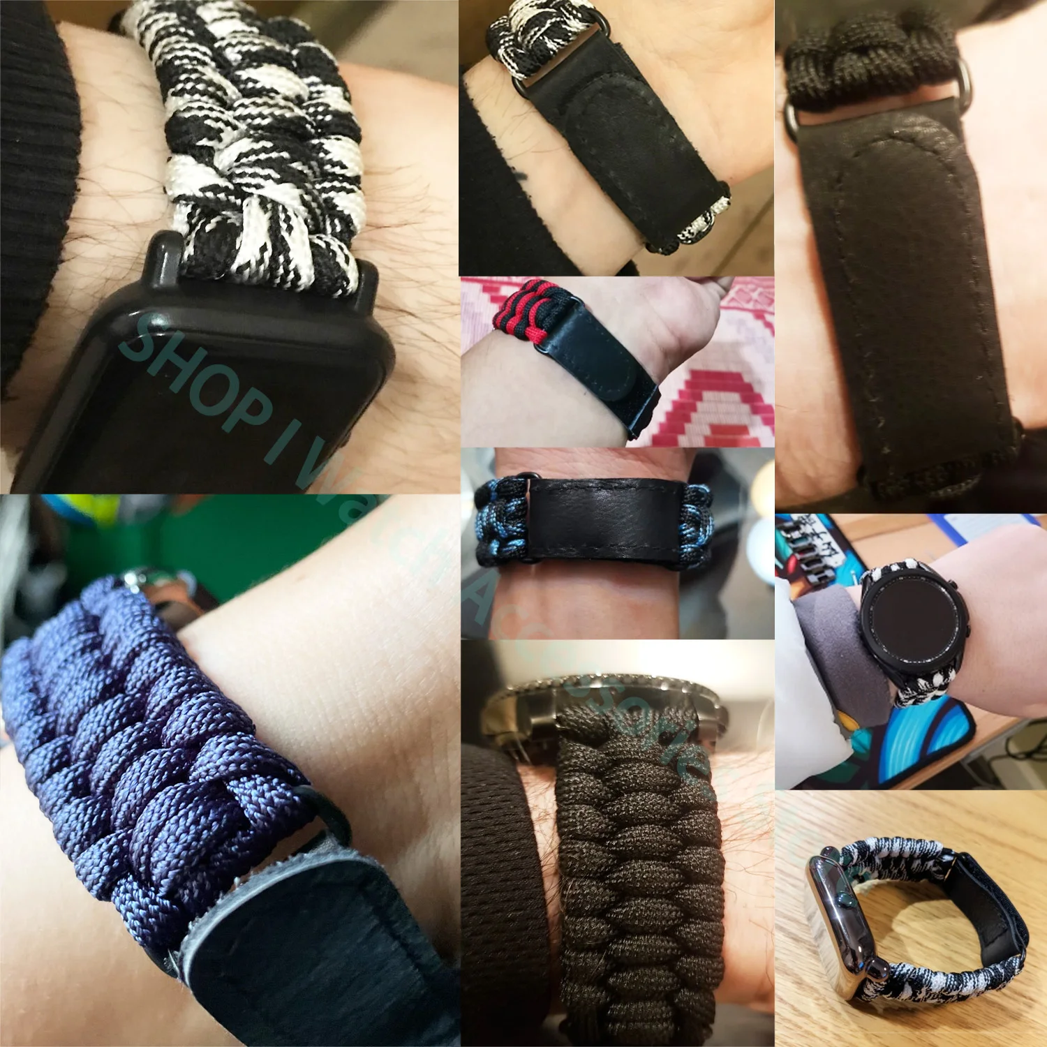 Paracord Watch Strap for Apple Watch