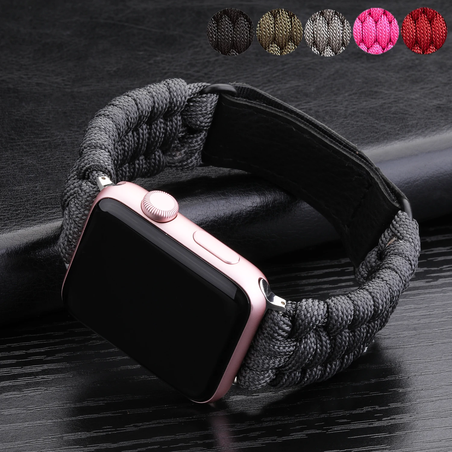 Paracord Watch Strap for Apple Watch