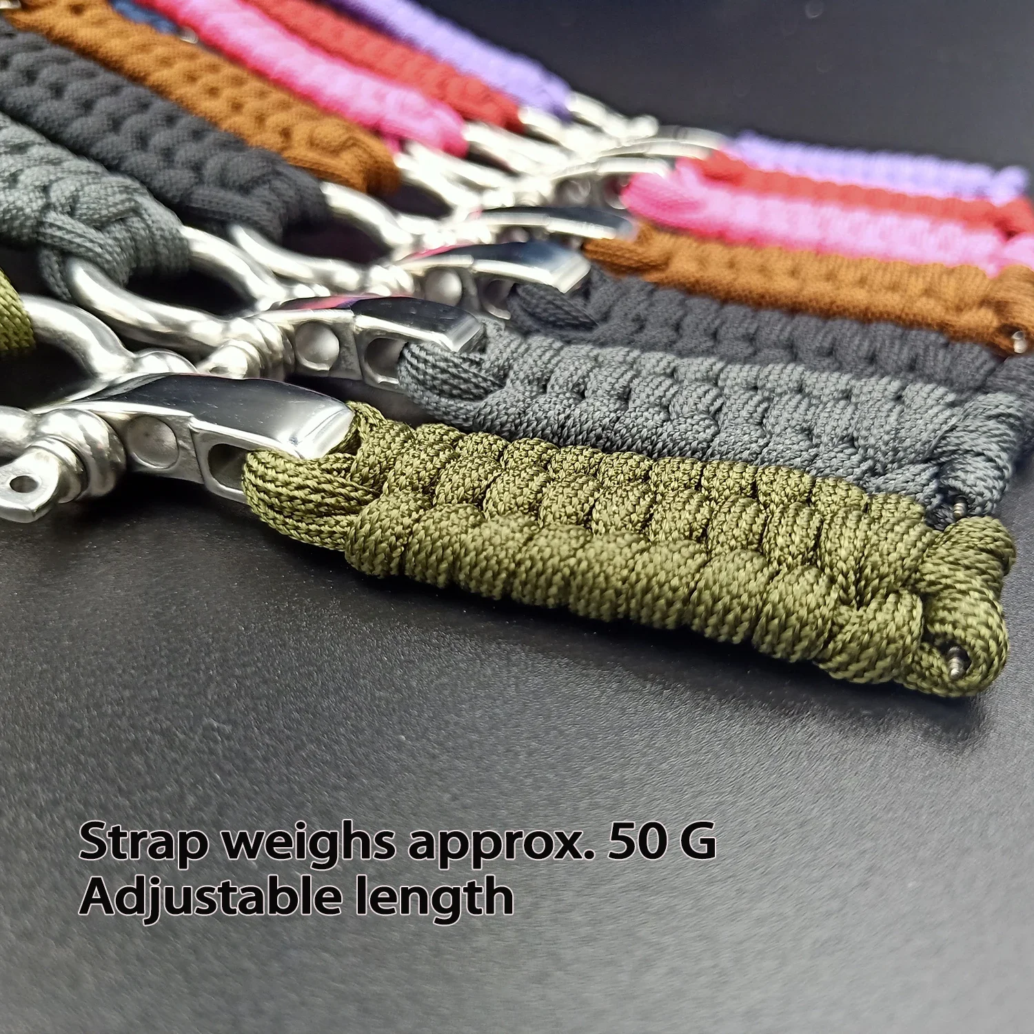 Paracord Band Compatible with Apple Watch