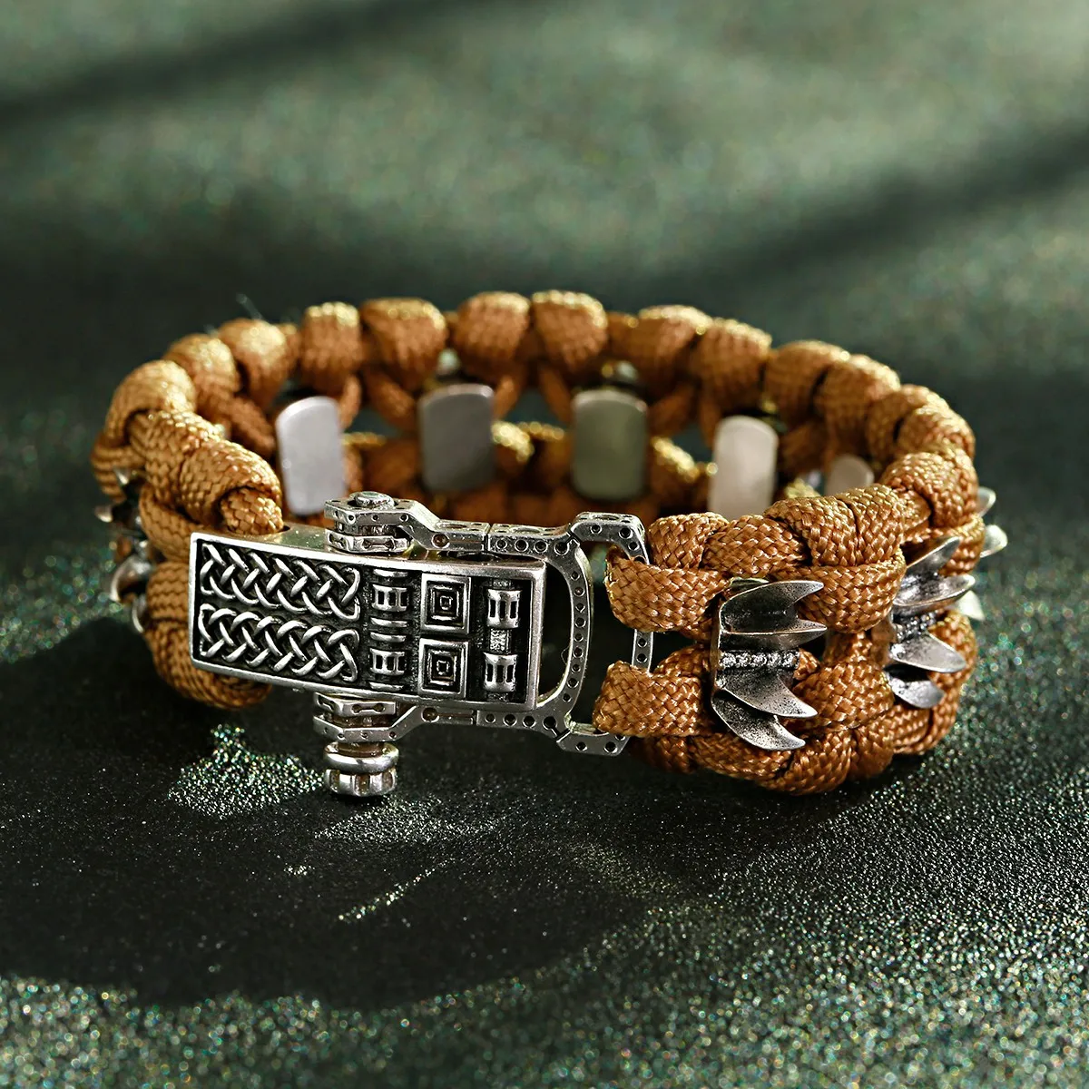 Outdoor Amulet Thick Rope Survival Vintage Bracelet