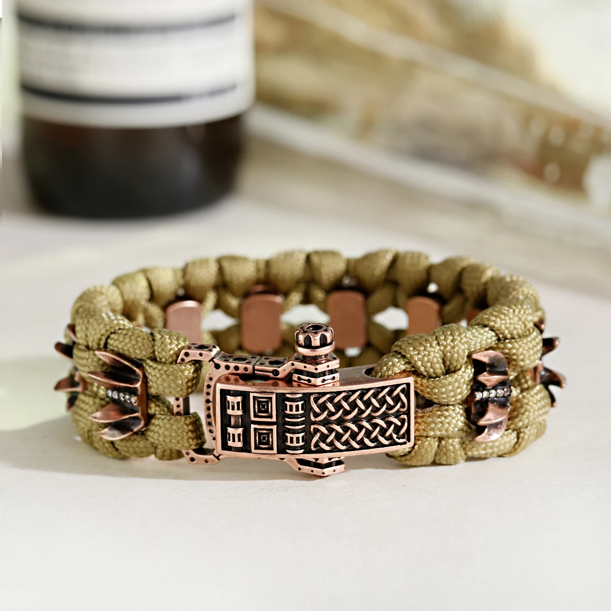 Outdoor Amulet Thick Rope Survival Vintage Bracelet
