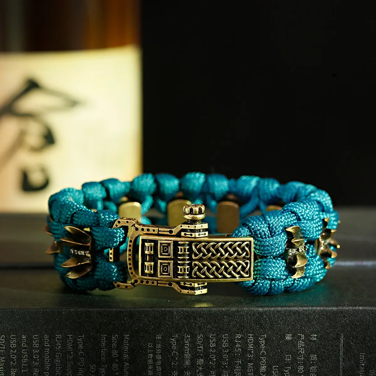 Outdoor Amulet Thick Rope Survival Vintage Bracelet