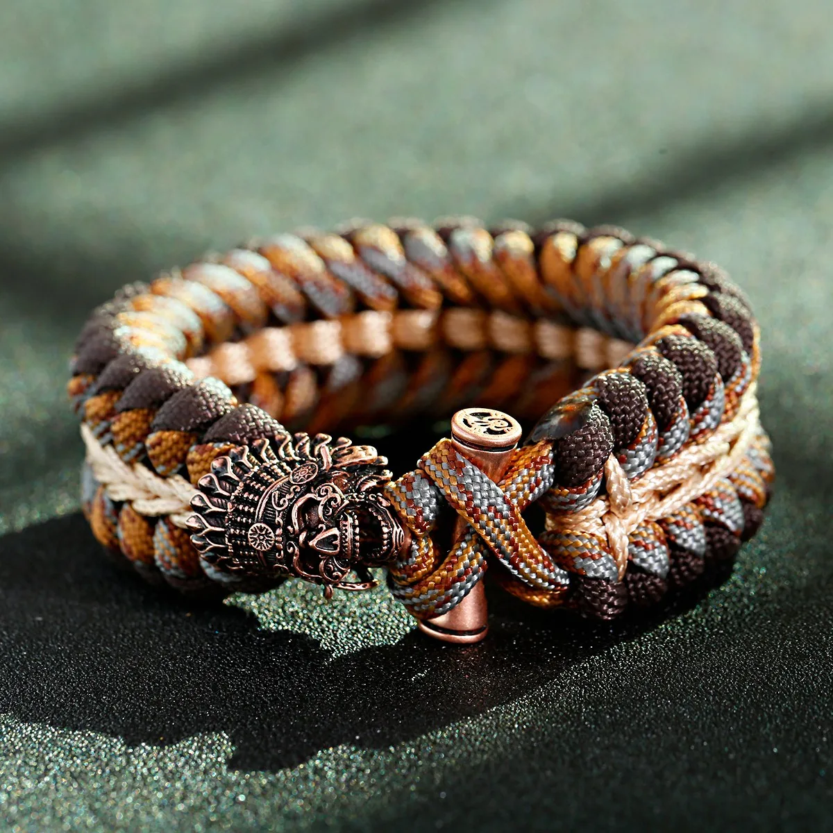 Braided Paracord Mens Antique Bracelets