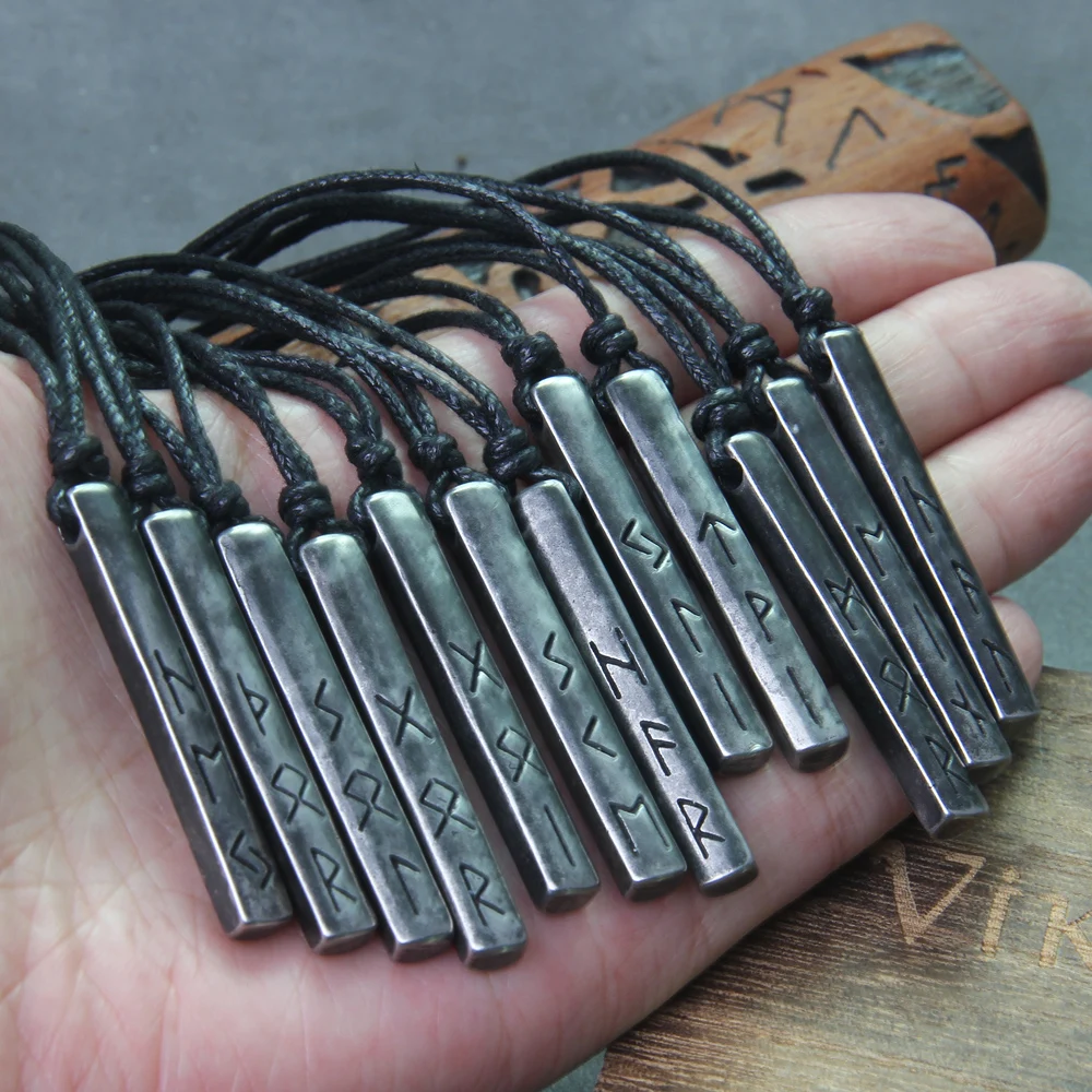 Norse Runes Amulet Pendant Necklaces