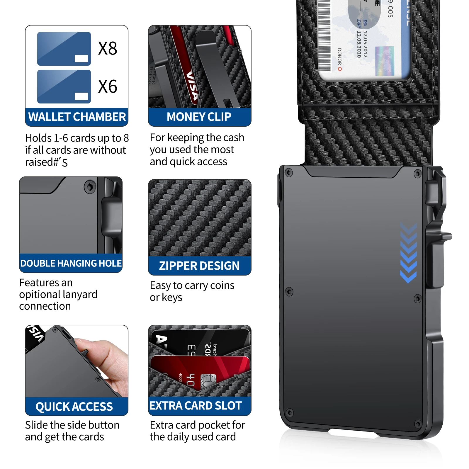 RFID Blocking Aluminum Card Holder