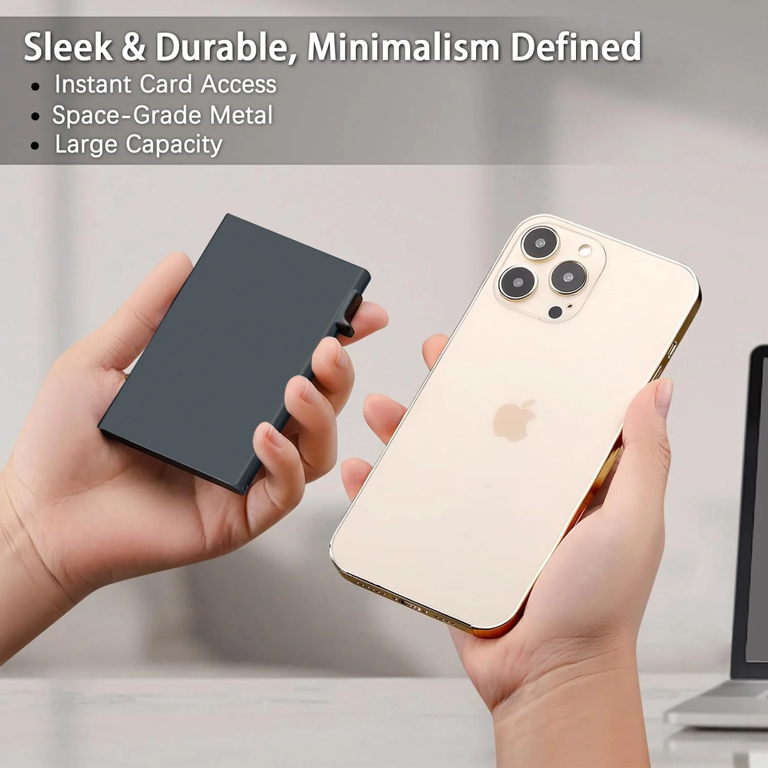 Slim Pop-up Card Holder Wallets