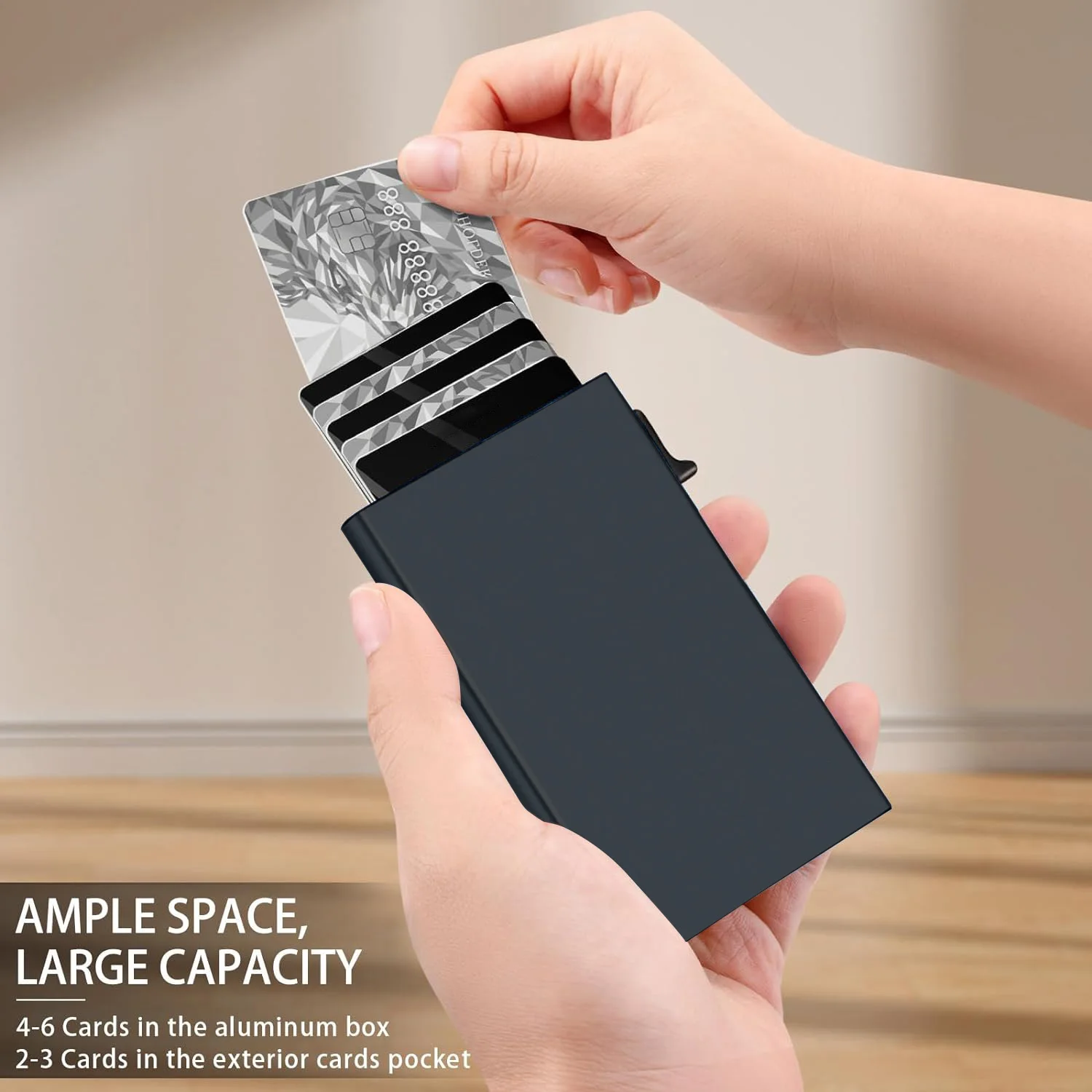 Slim Pop-up Card Holder Wallets
