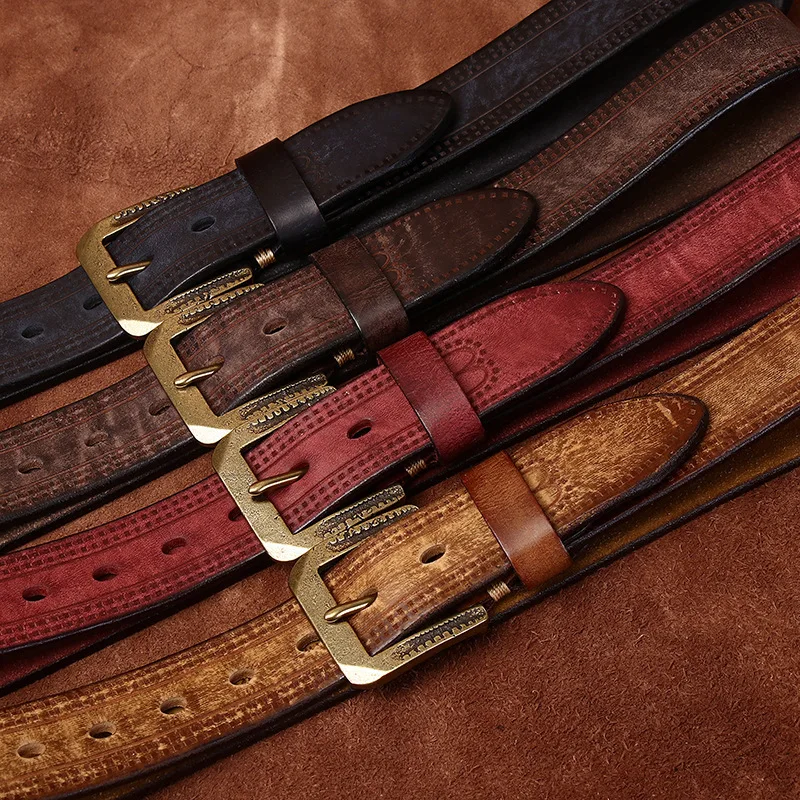 Handmade Genuine Leather Belts for Men