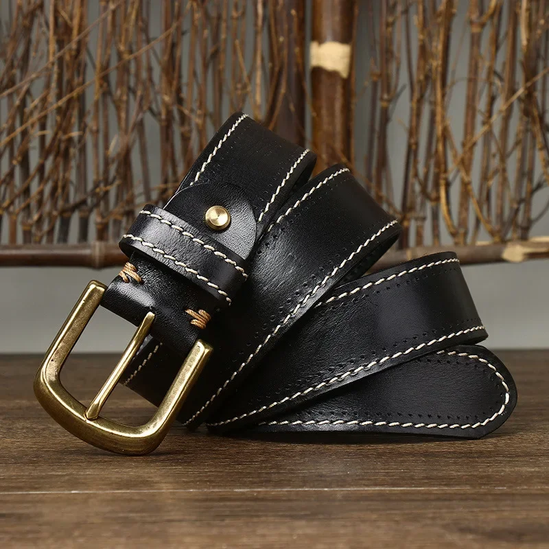 Cowhide Genuine Leather Belt For Men