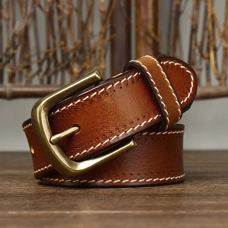 Cowhide Genuine Leather Belt For Men