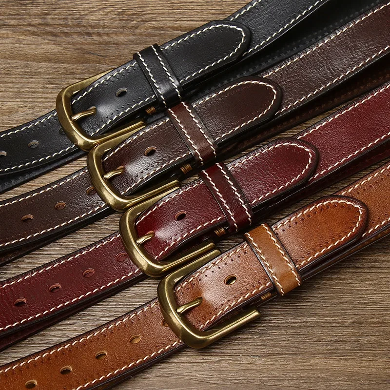 Cowhide Genuine Leather Belt For Men