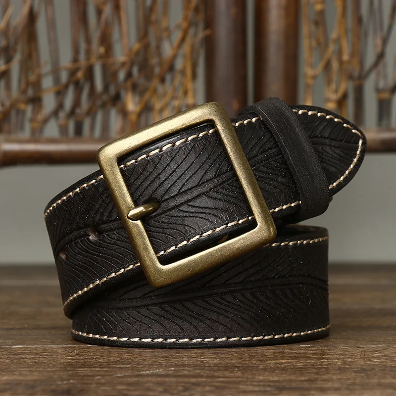 Vintage Luxury Handmade Leather Belt