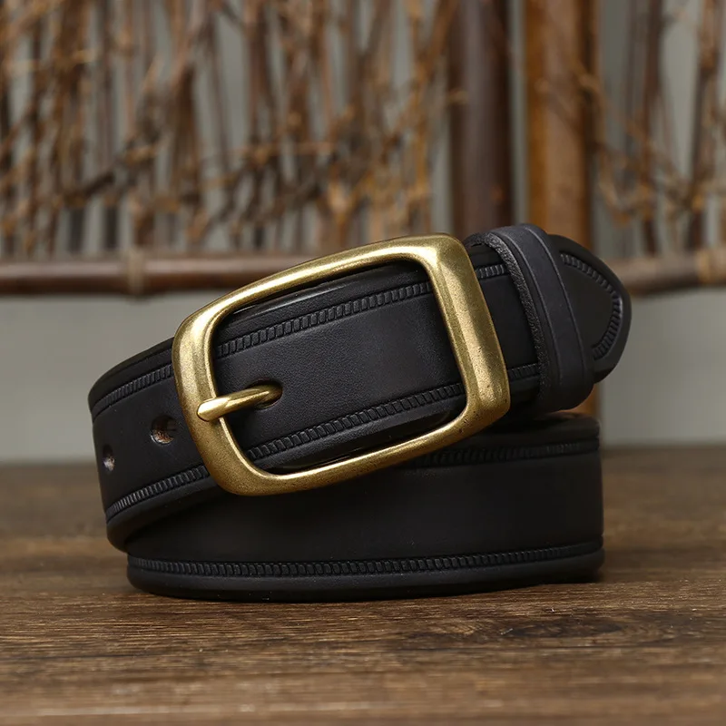 Fashion Male Cowhide Leather Belt