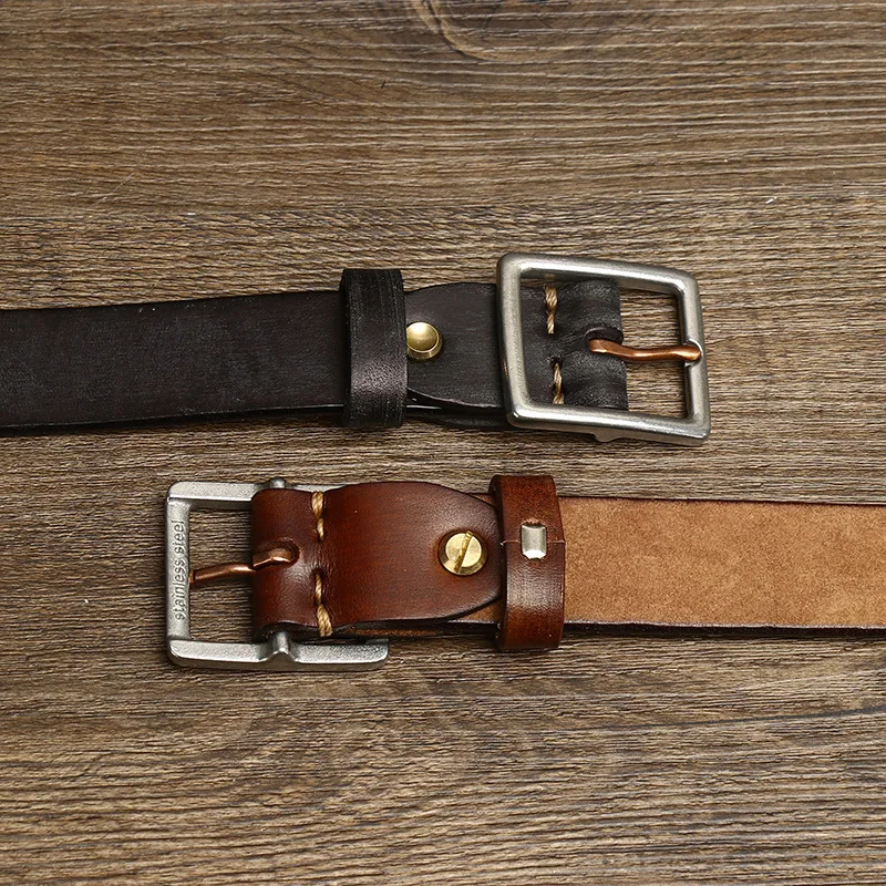 Women Belt with Stainless Steel Buckle