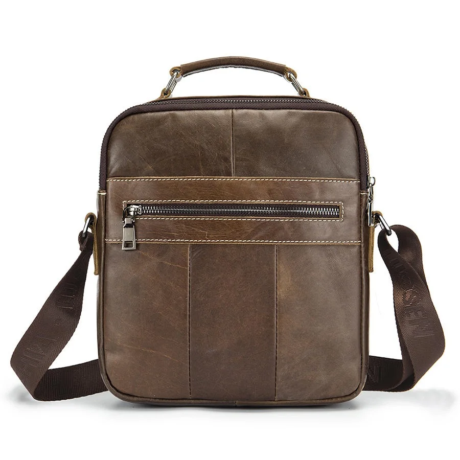 Genuine Leather Mens Shoulder Bag
