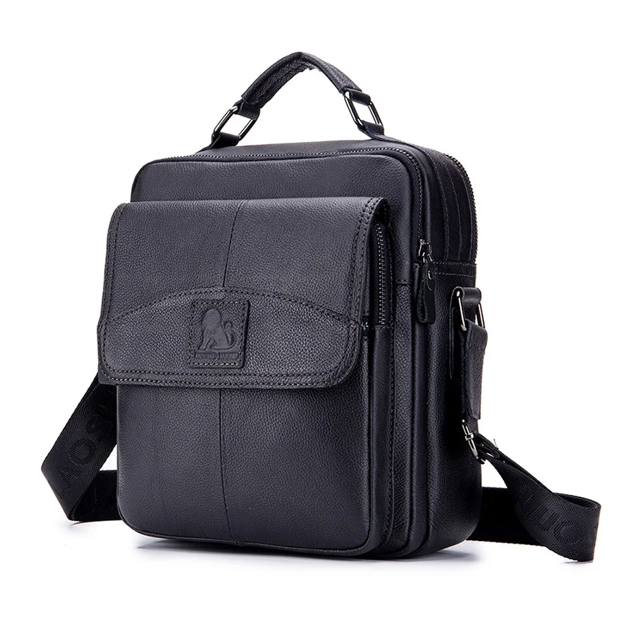 Genuine Leather Mens Shoulder Bag