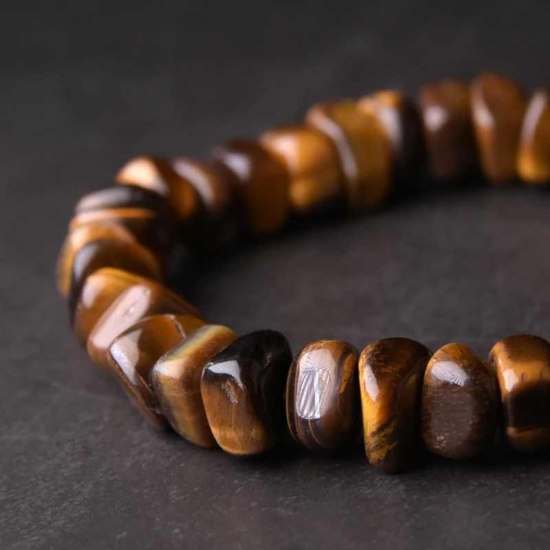 Golden Tiger Eye Tumbled Stone Bracelet