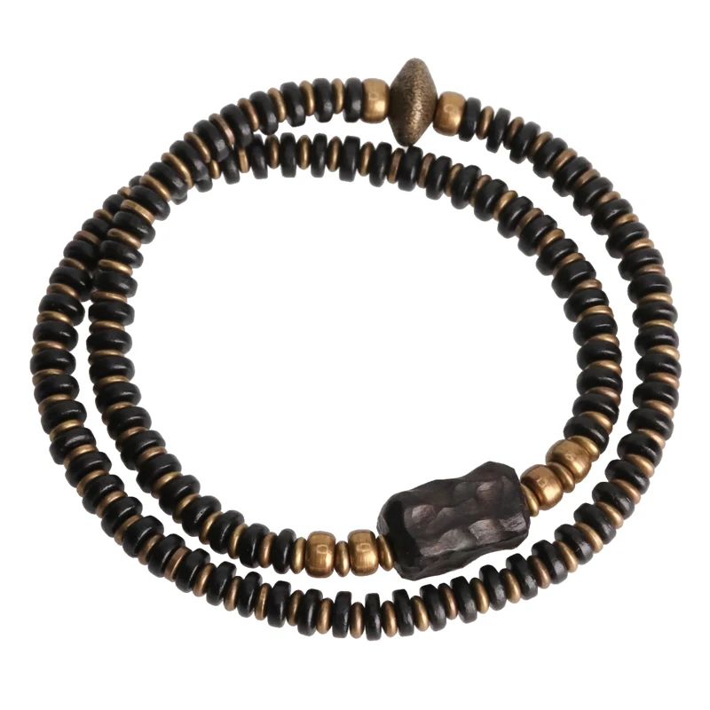 Multilayer Ebony Copper Bracelet